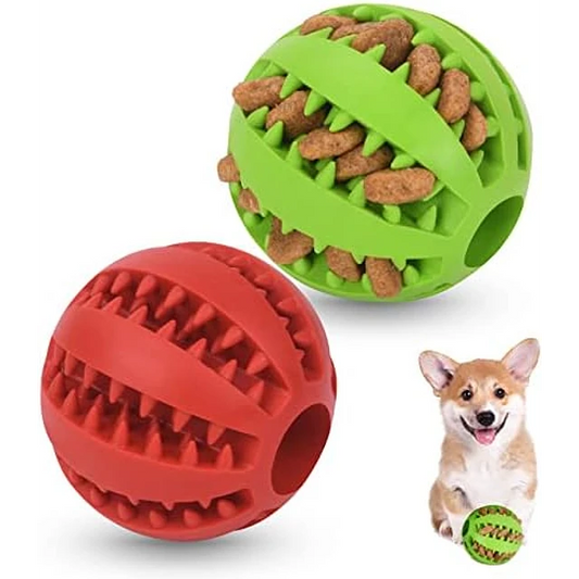 Pelota Para Perros Con Dientes Limpieza Dental